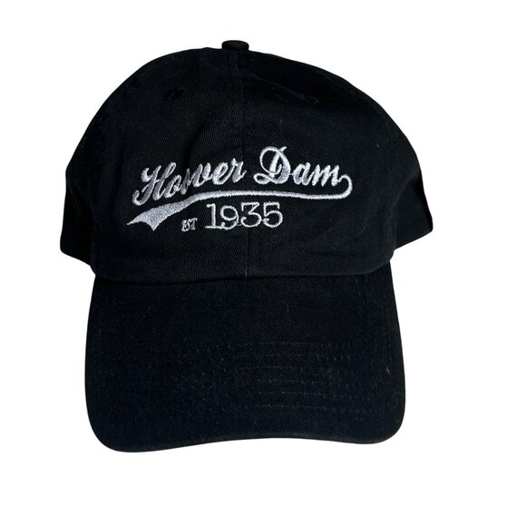 Hoover Dam Baseball Hat Est. 1935 Embroidered Black New - Picture 2 of 9